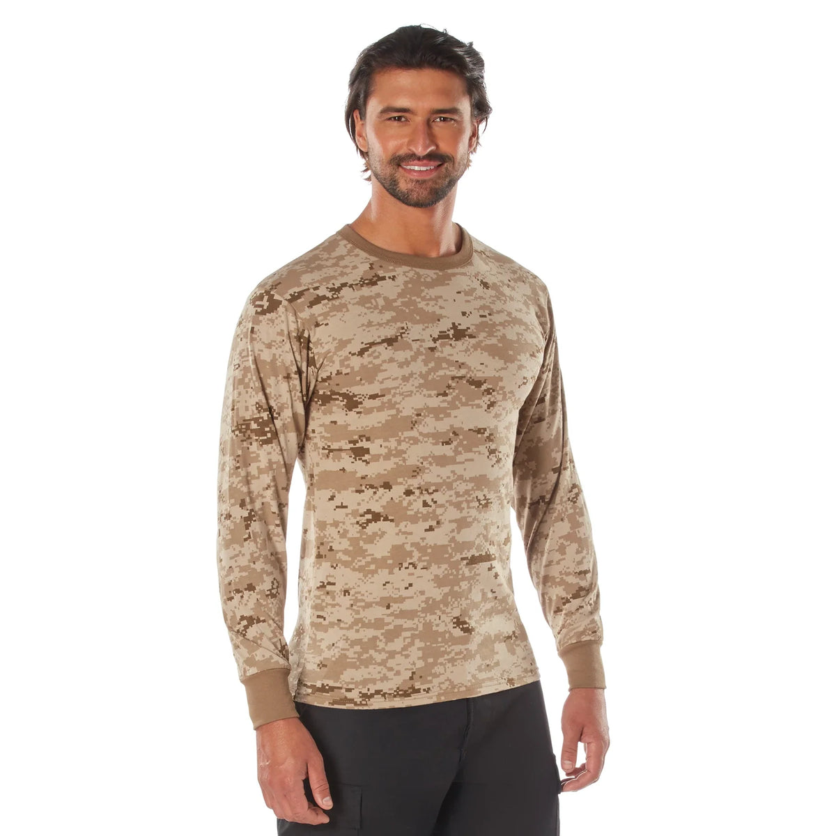 Long Sleeve Digital Camo T-shirt