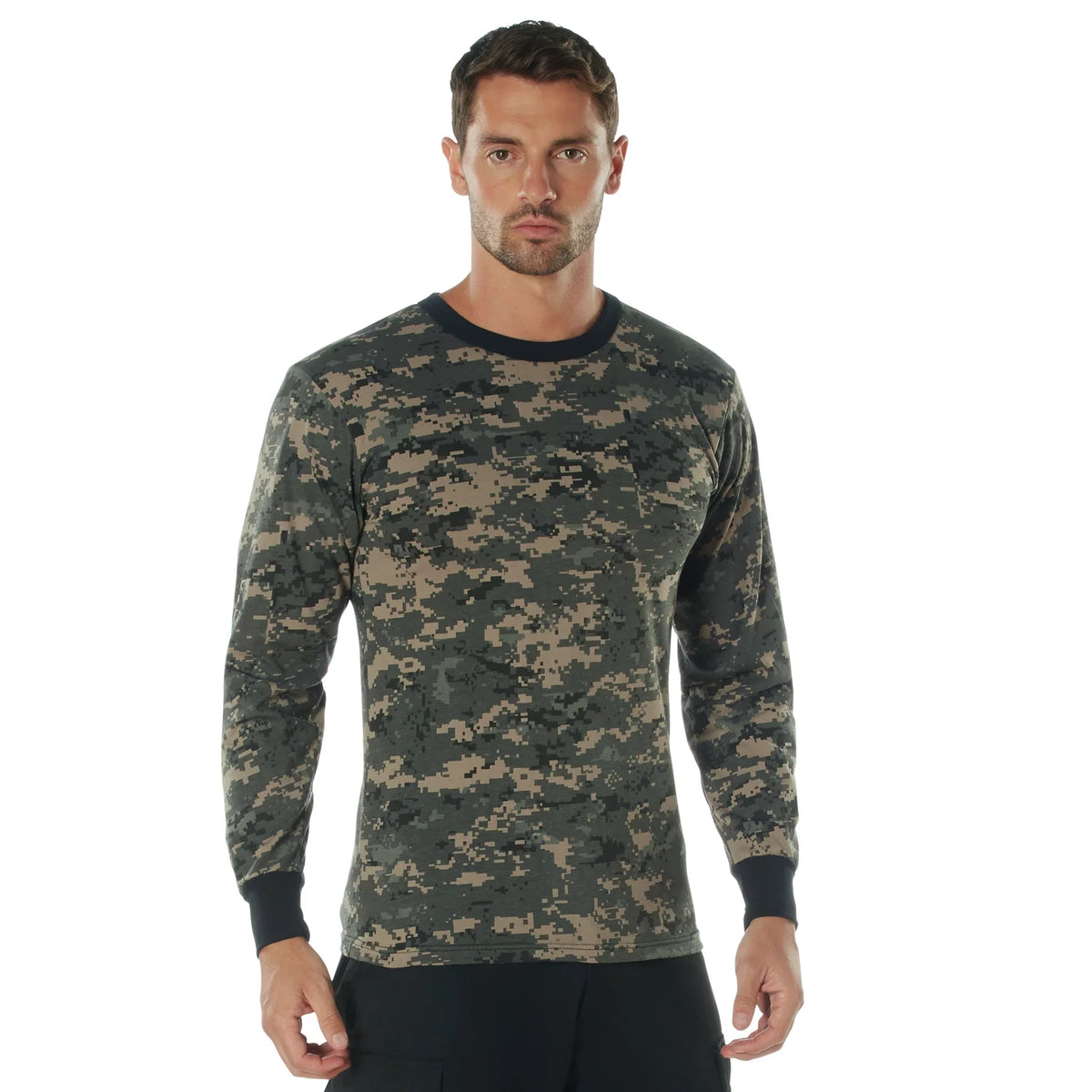 Long Sleeve Digital Camo T-shirt