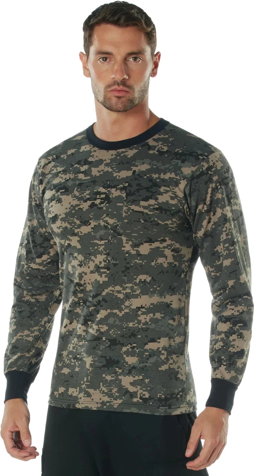 Long Sleeve Digital Camo T-shirt
