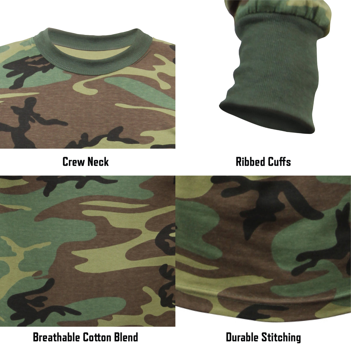 Long Sleeve Digital Camo T-shirt