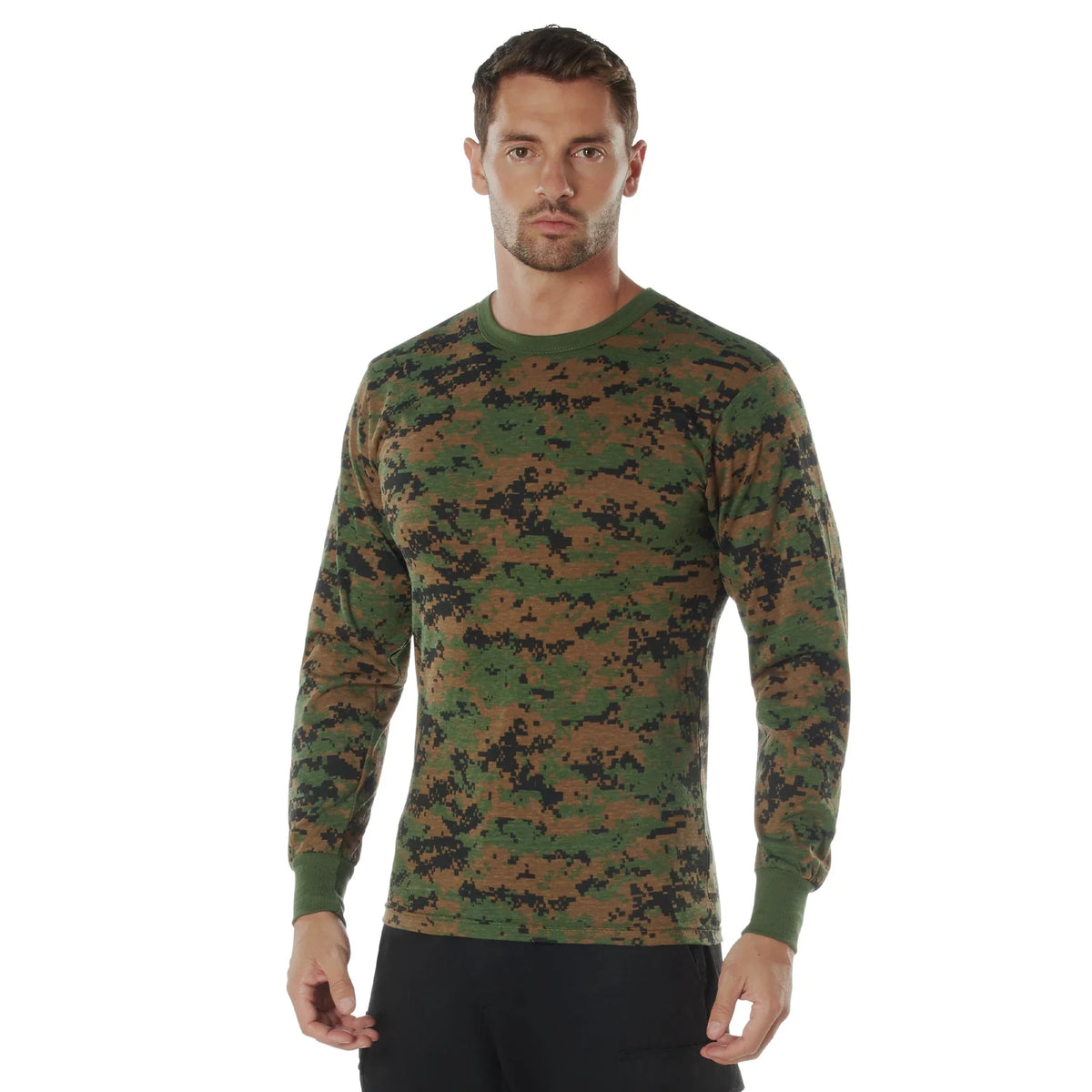 Long Sleeve Digital Camo T-shirt