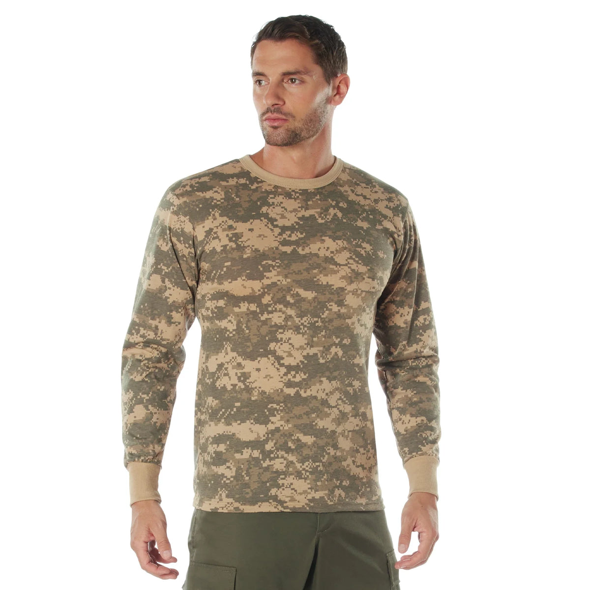 Long Sleeve Digital Camo T-shirt