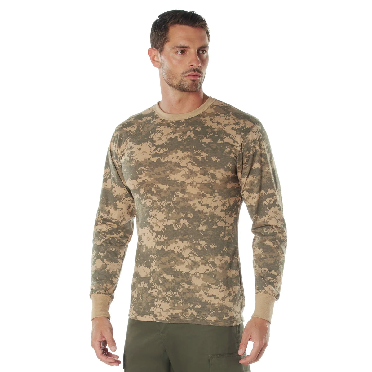Long Sleeve Digital Camo T-shirt