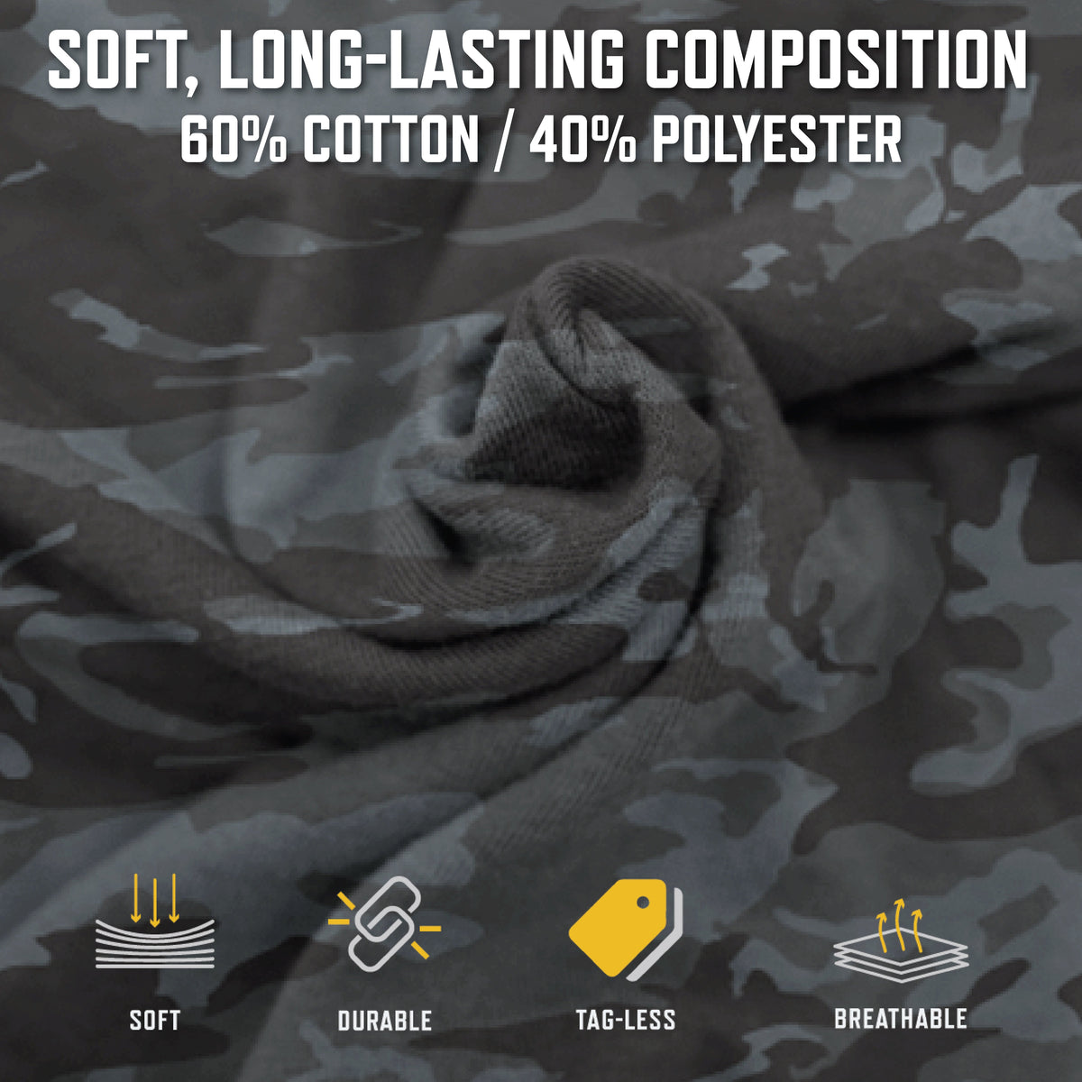 Long Sleeve Digital Camo T-shirt