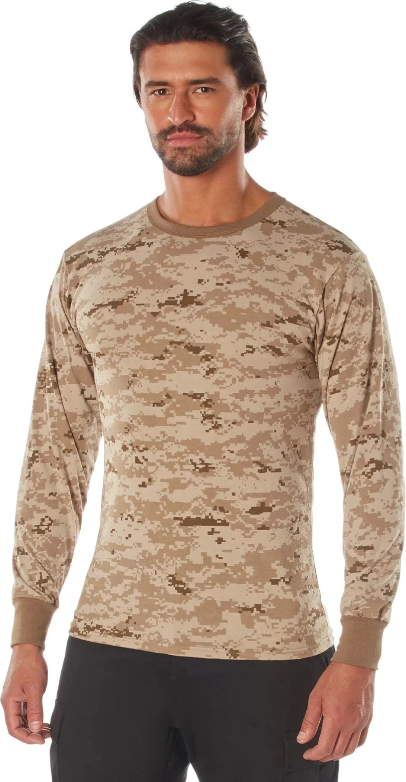 Long Sleeve Digital Camo T-shirt