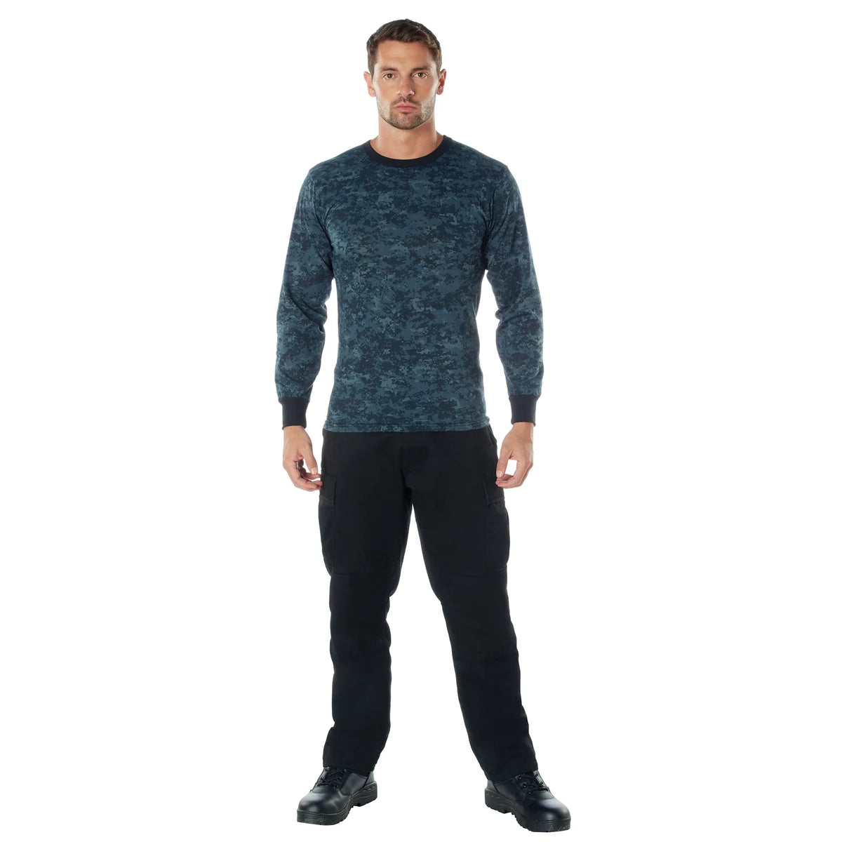 Long Sleeve Digital Camo T-shirt