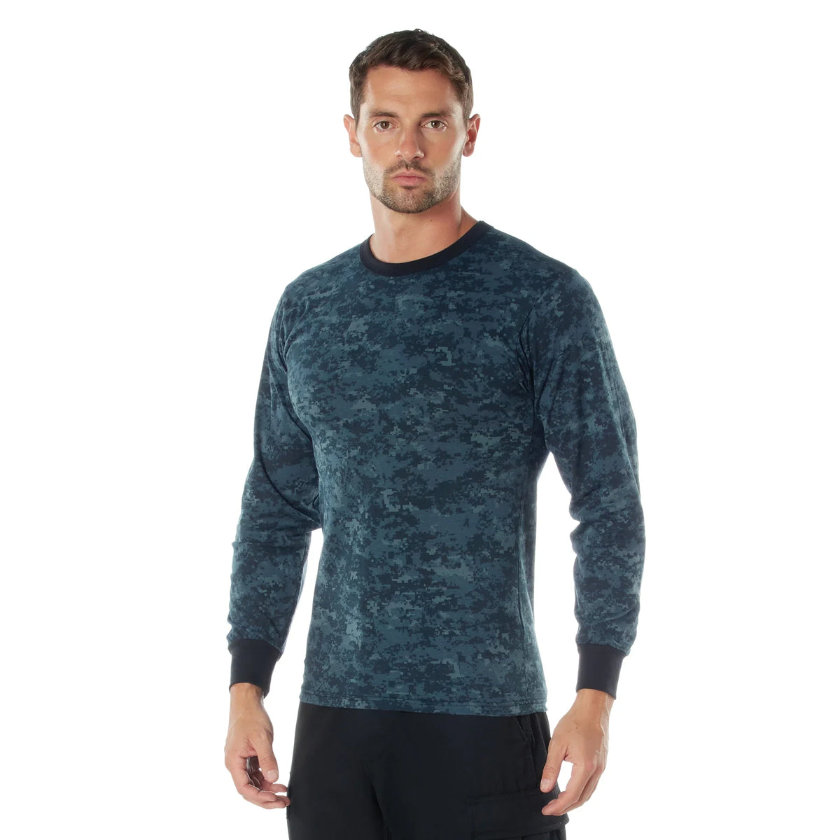 Long Sleeve Digital Camo T-shirt