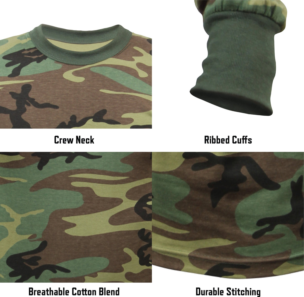 Long Sleeve Digital Camo T-shirt