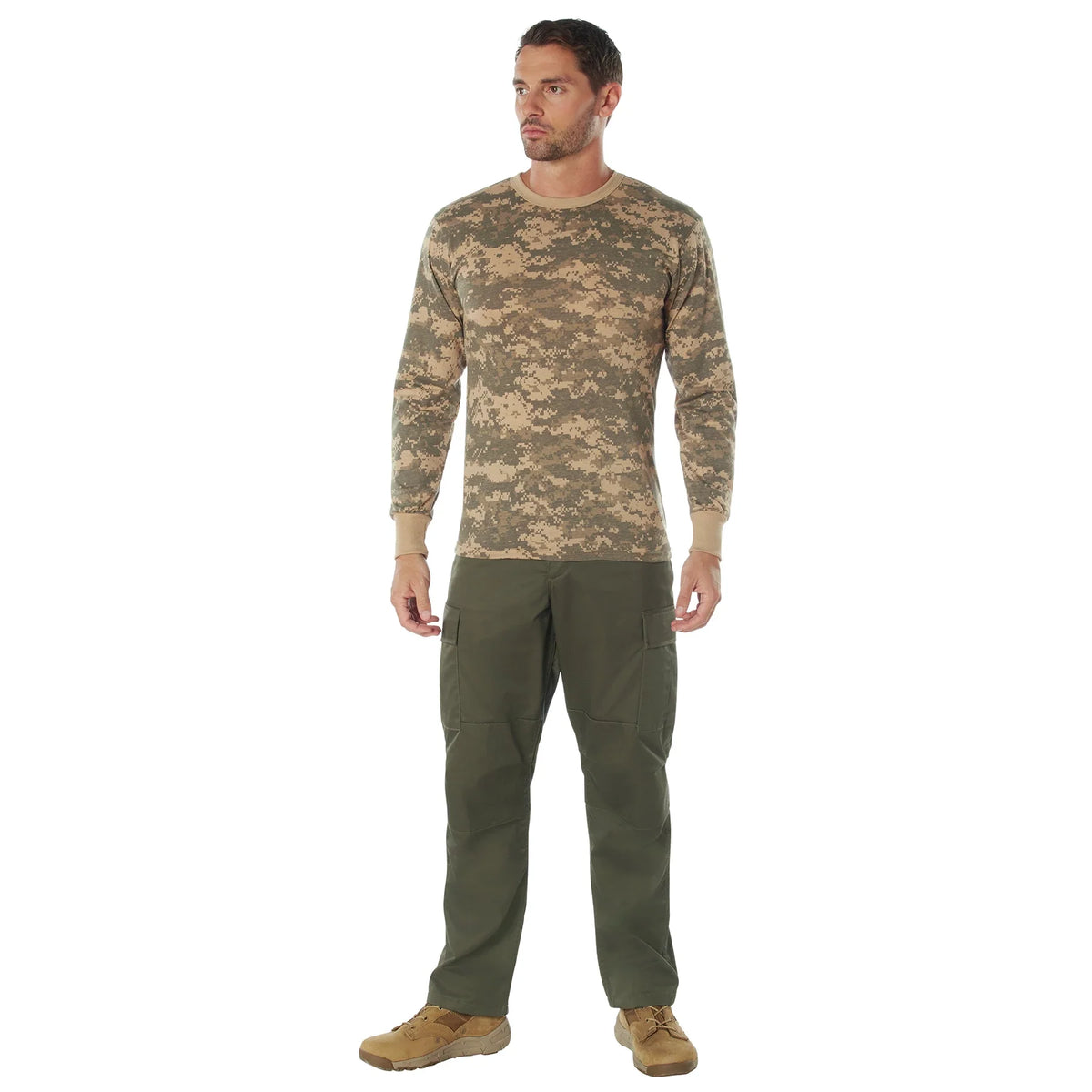 Long Sleeve Digital Camo T-shirt