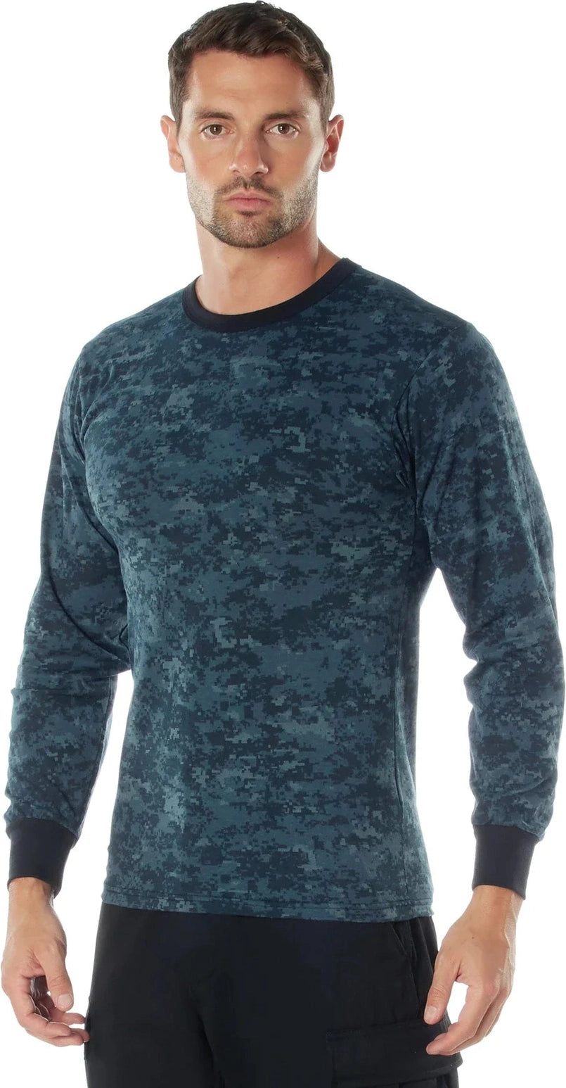 Long Sleeve Digital Camo T-shirt