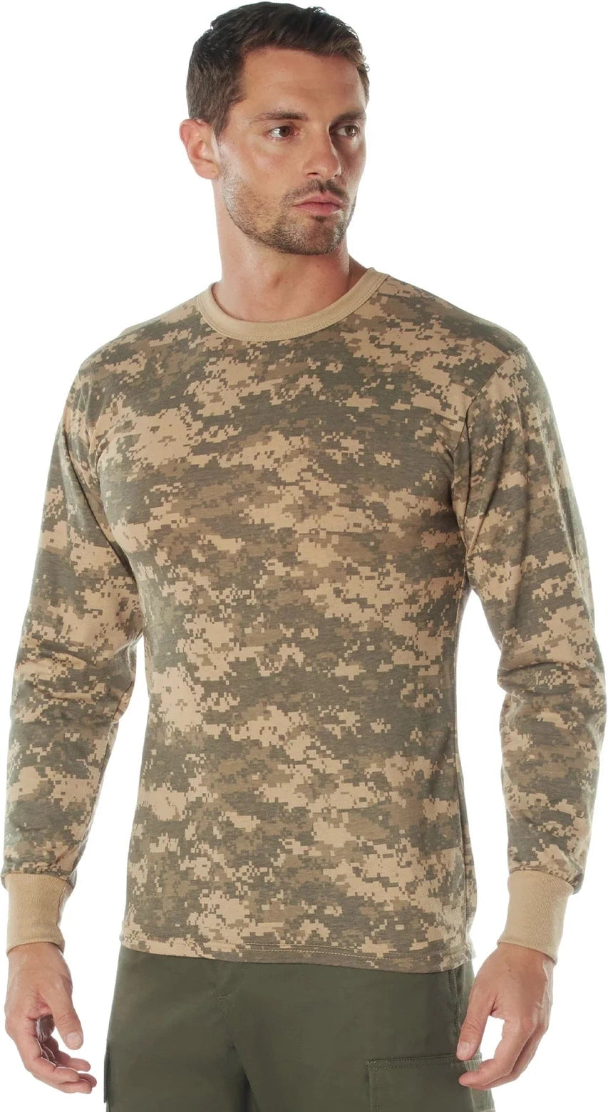 Long Sleeve Digital Camo T-shirt
