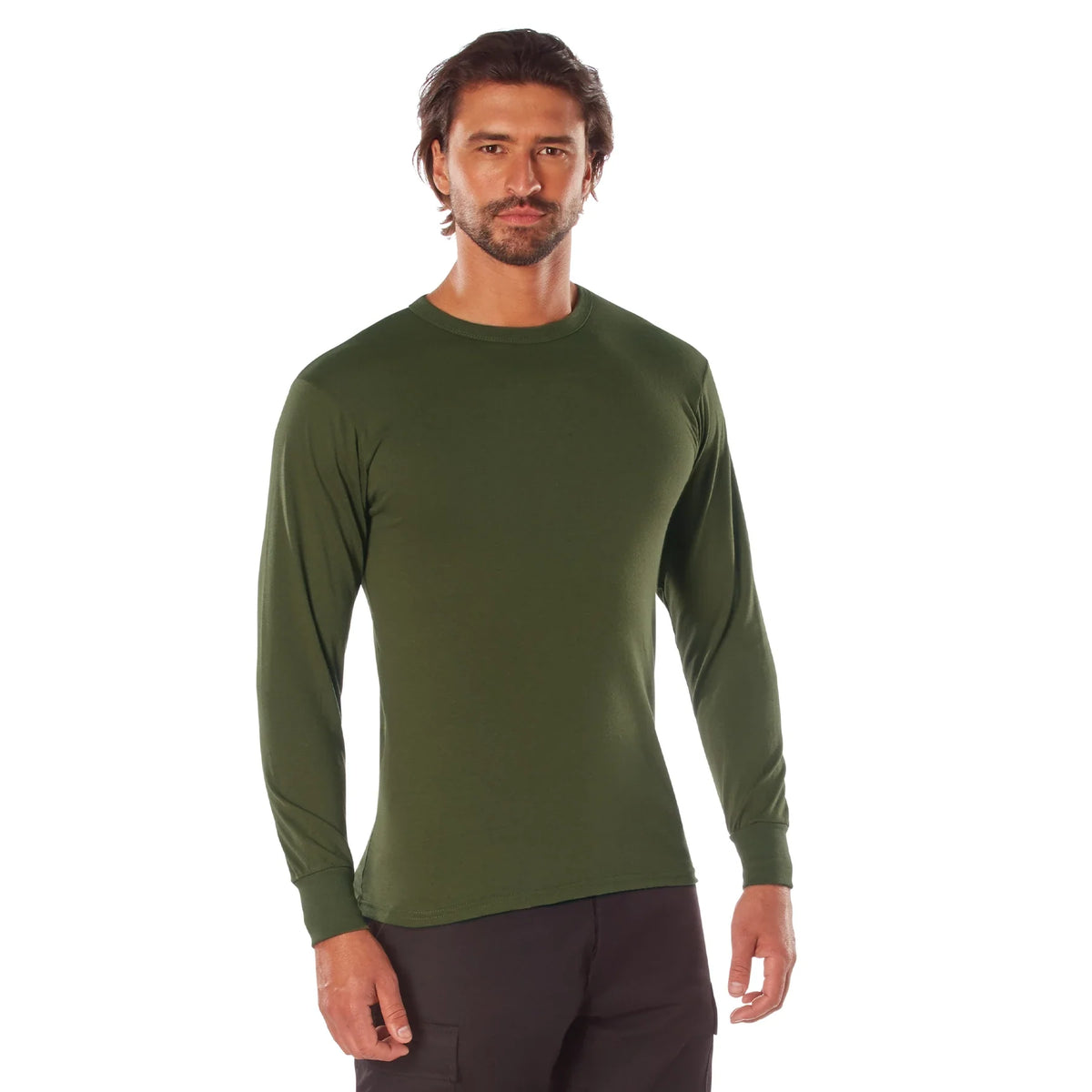 Long Sleeve Solid T-shirt