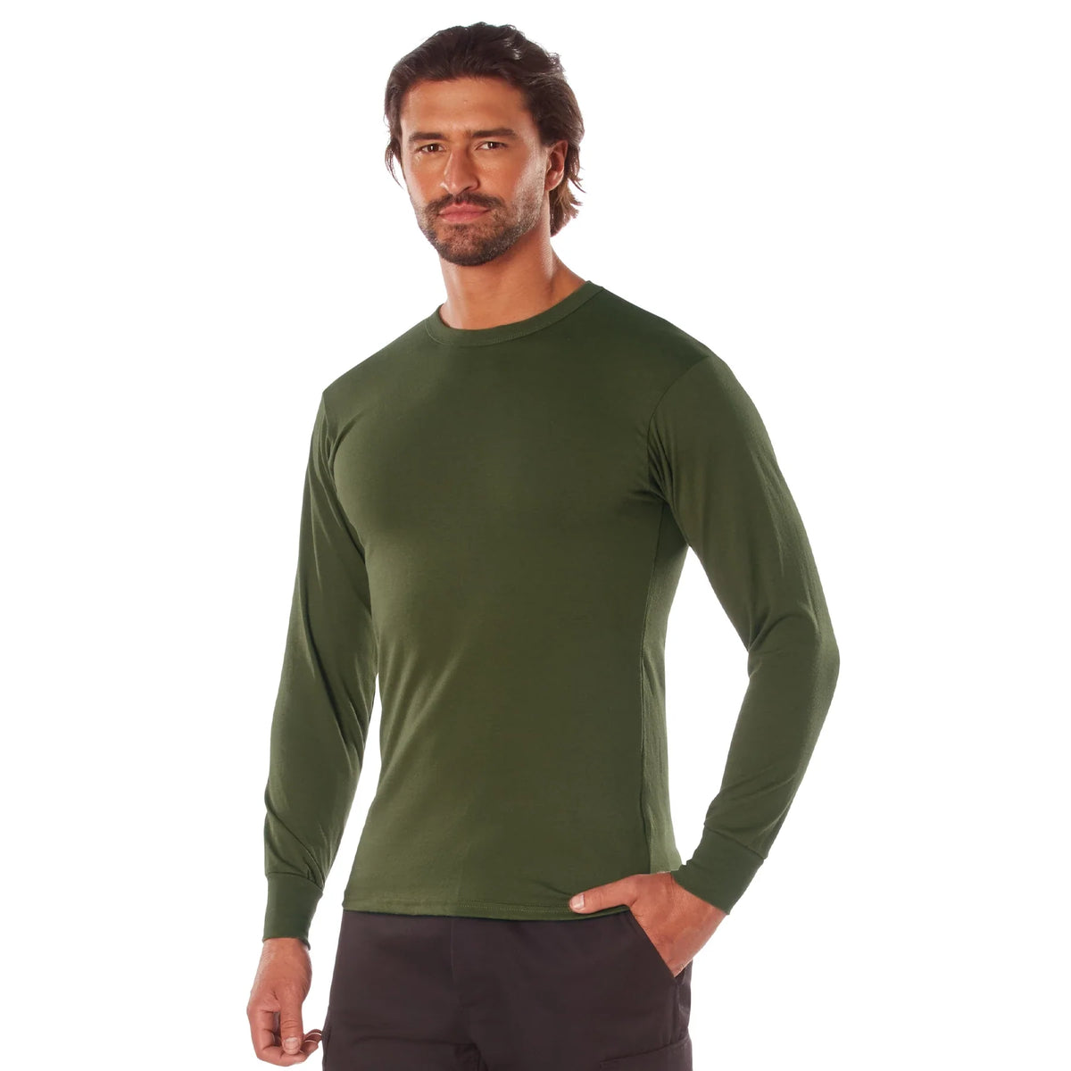 Long Sleeve Solid T-shirt