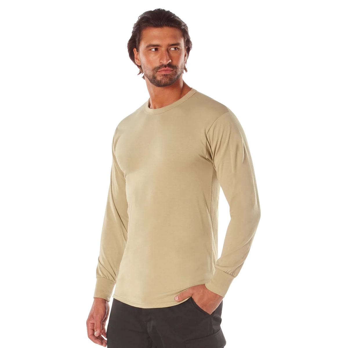 Long Sleeve Solid T-shirt