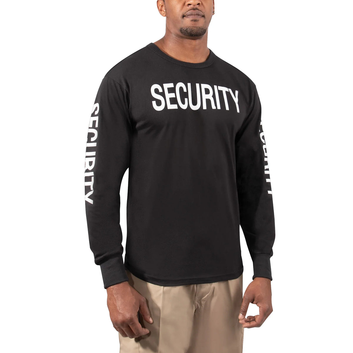 Long Sleeve Two-sided Security T-shirt