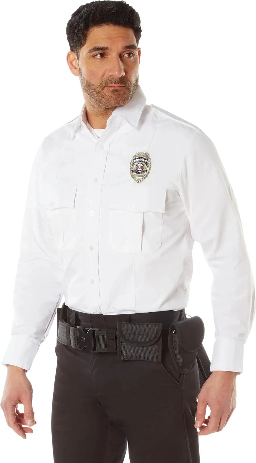 Long Sleeve Uniform Shirt - White / s