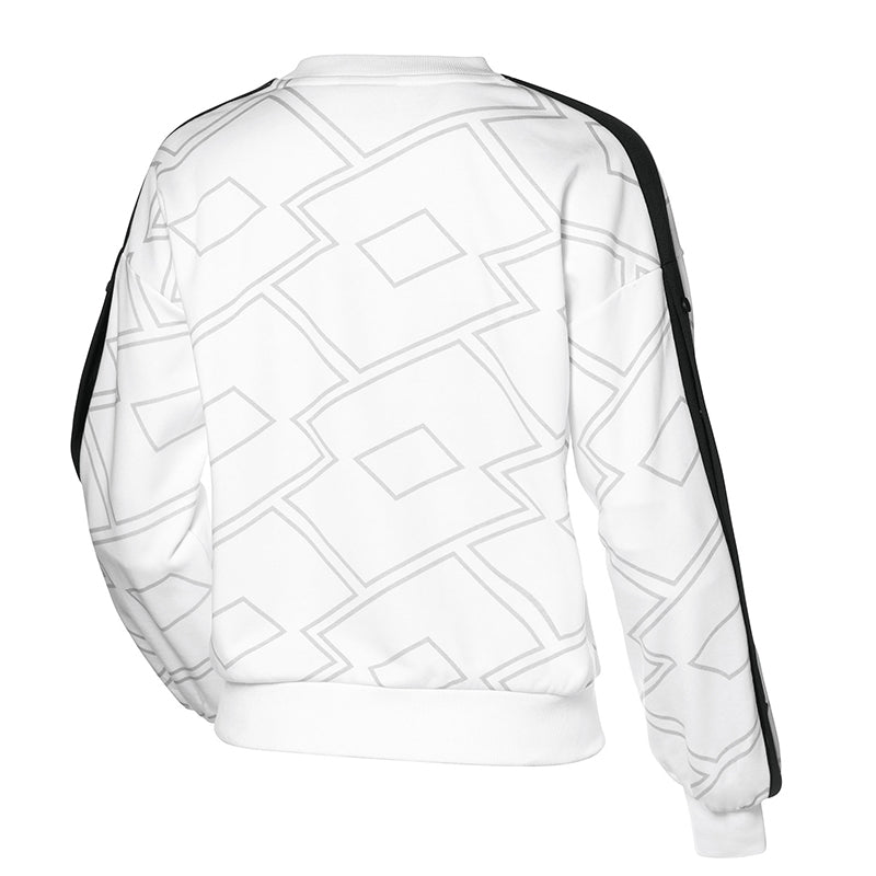 Lotto Athletica Classic Ii Printed Sweatshirt (w) (white)