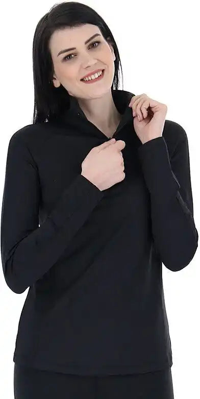 Lotto Core Sweat 1/4 Zip - Black