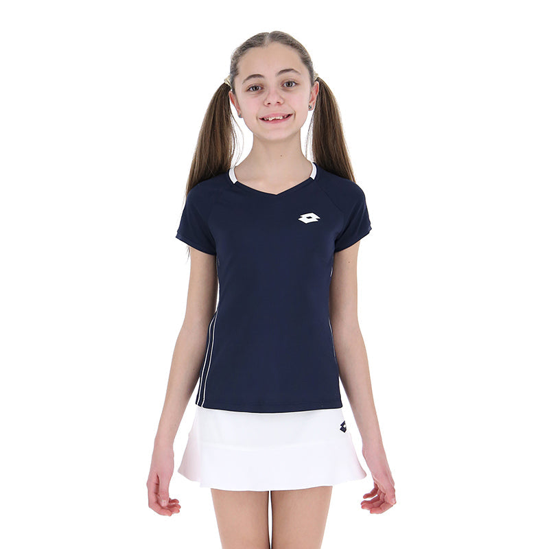 Lotto Girls Squadra Ii Tee (navy) - Nvy / Xs