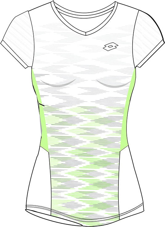 Lotto Girls Tech 1 D4 Tee (white/green)