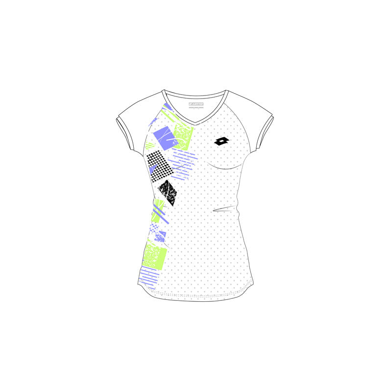 Lotto Girls Tech 1 D5 Tee (white) - Wht / Xs
