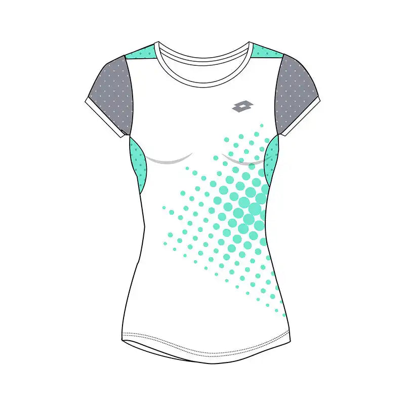 Lotto Girls Top Ten Iv Tee 1 White