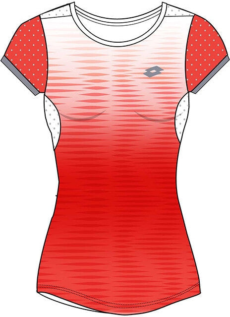 Lotto Girls Top Ten Iv Tee 2 - Red
