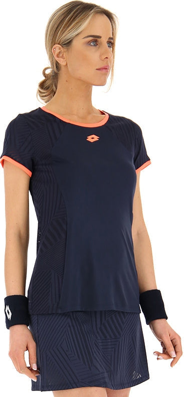 Lotto Superrapida Pickleball v Tee (w) (navy)