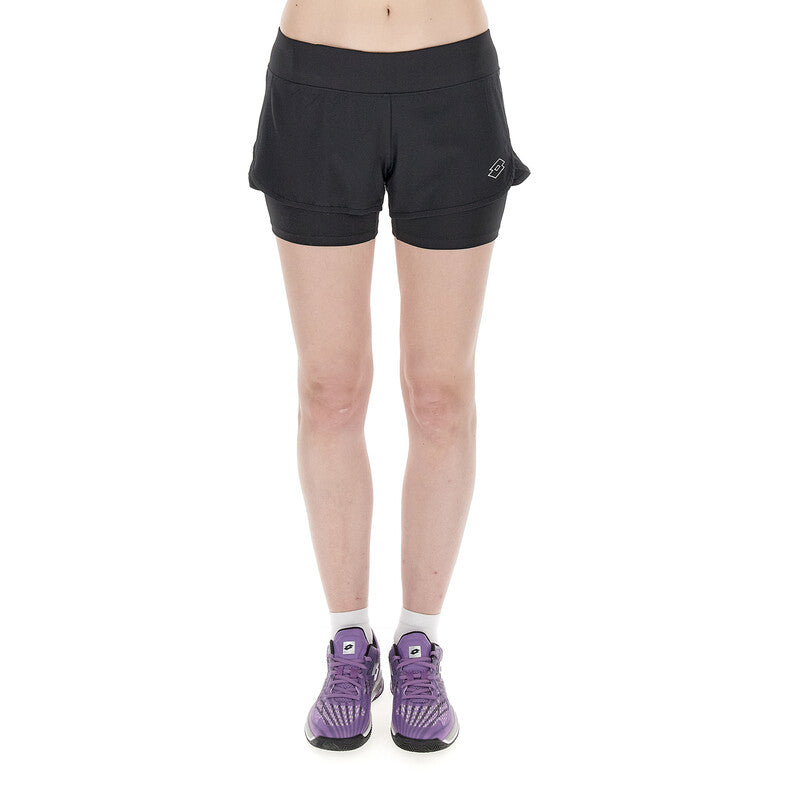Lotto Tech 1 D4 Short (w) - Blk / Xs