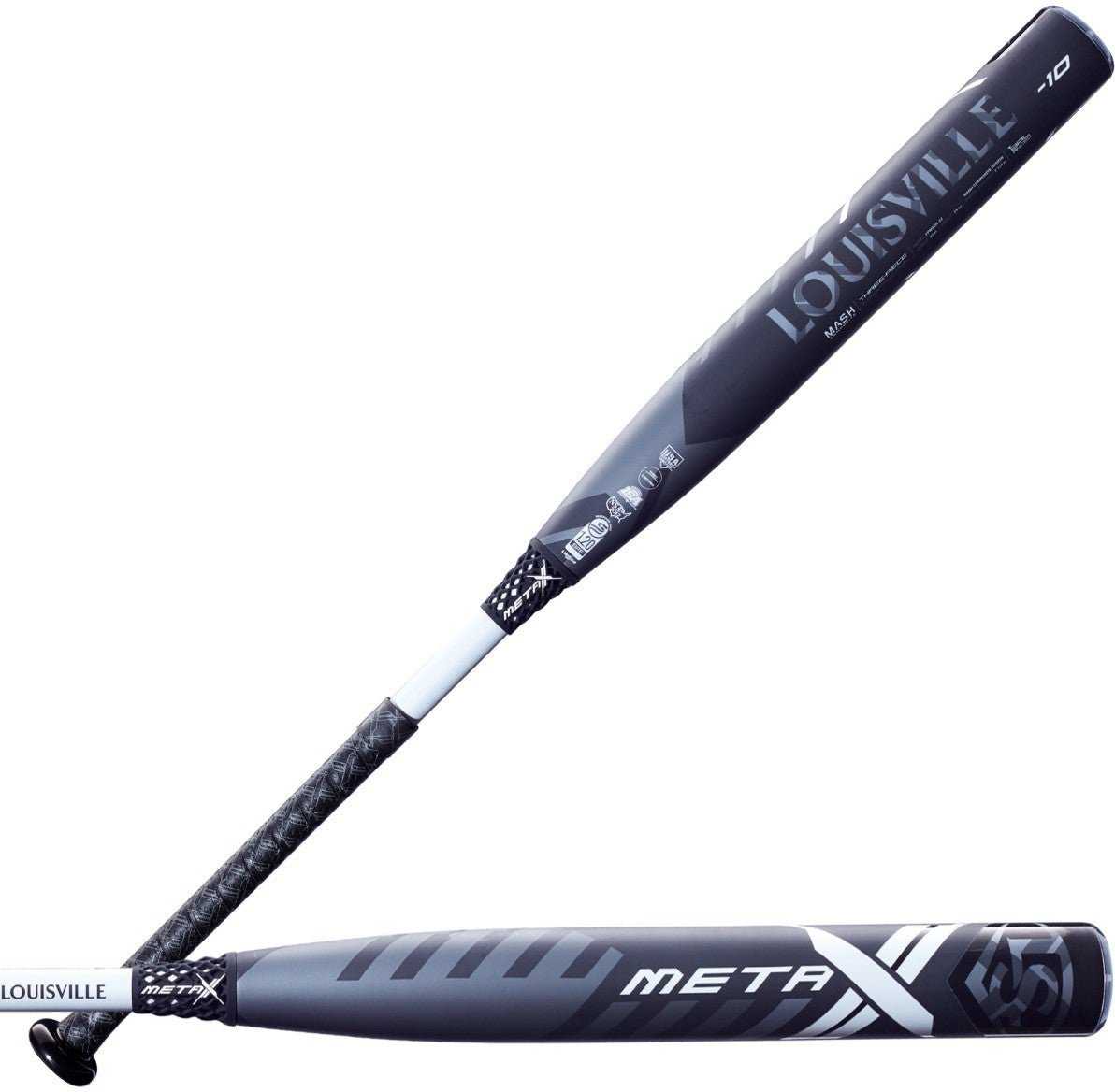 Louisville Slugger 2022 Meta (-10) Fastpitch Bat - Dark Gray