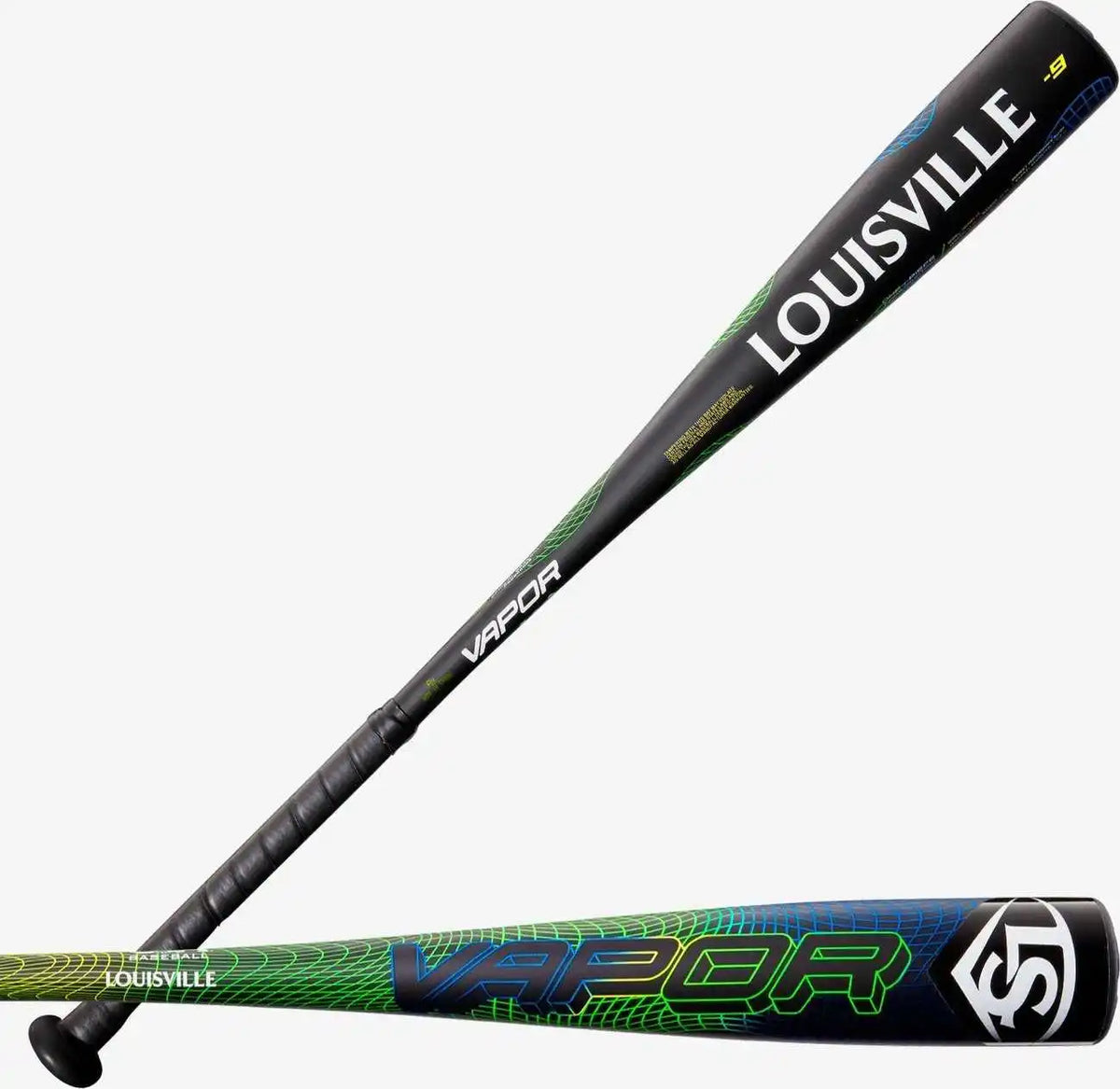 Louisville Slugger 2022 Vapor Usa Approved (-9) 2 5/8’’ Bat - Dark Gray Lime