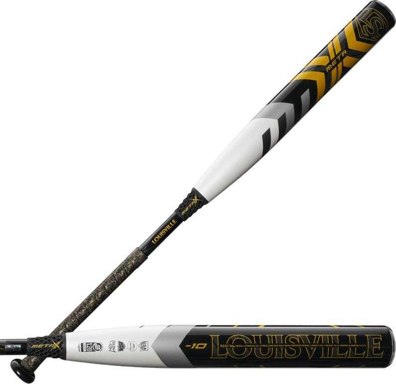 Louisville Slugger 2024 Meta (-10) Fastpitch Bat - Black Gold