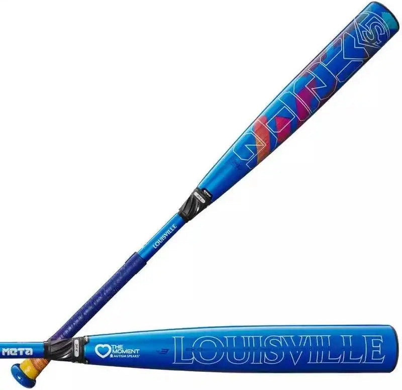 Louisville Slugger 2024 Meta Love the Moment Autism Speaks (-3) Bbcor Bat - Blue