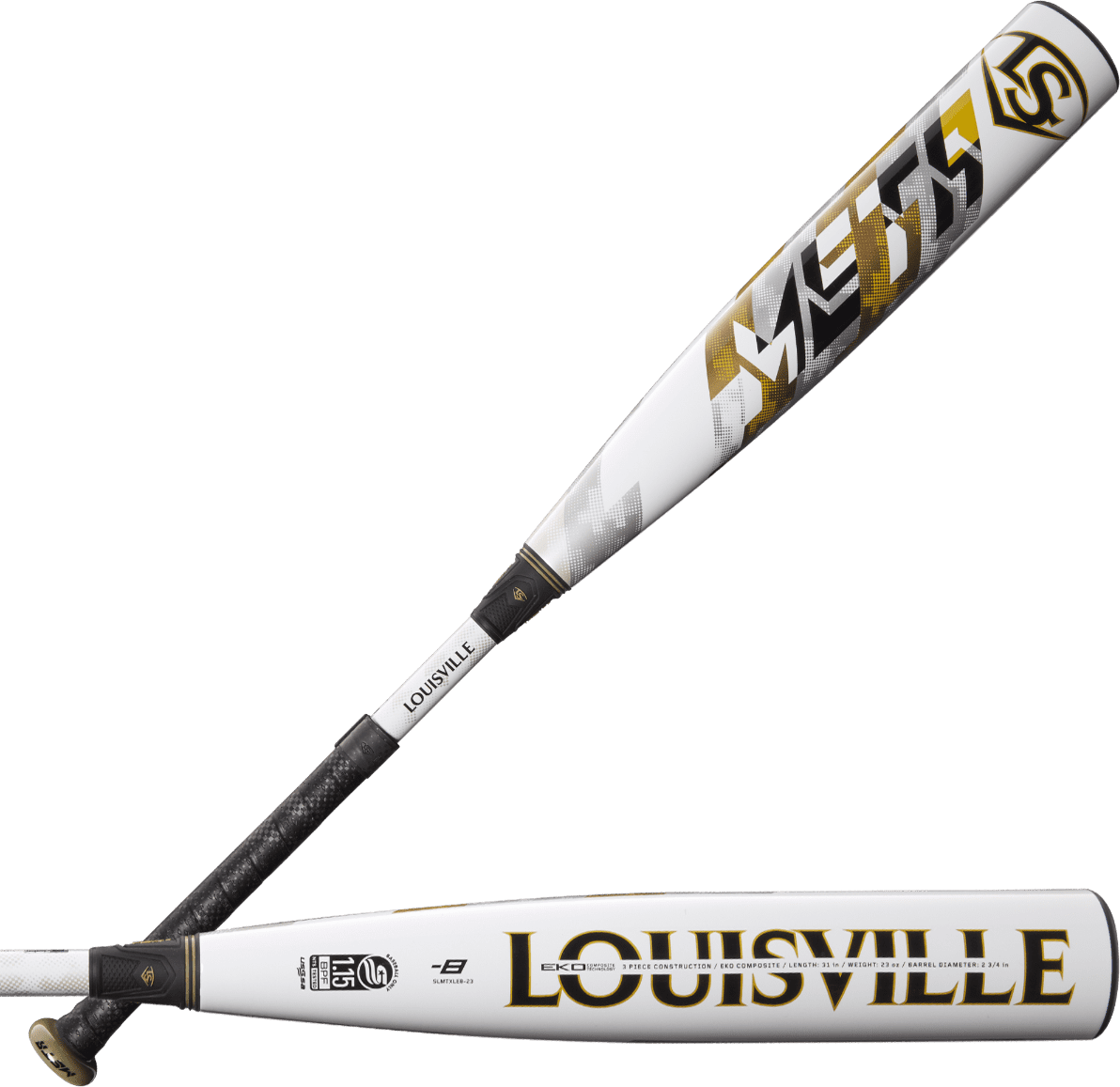 Louisville Slugger 2024 Meta Ltd (-8) Usssa Bat Wbl2822010 - Black White