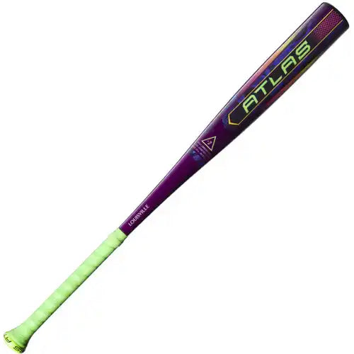 Louisville Slugger 2025 Atlas Neon Energy (-3) Bbcor Bat Wbl4164010 - Green Purple