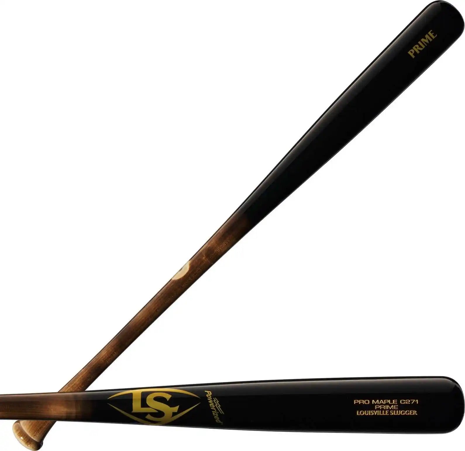 Louisville Slugger 2025 C271 Prime Maple Bat - Brown Flame Black