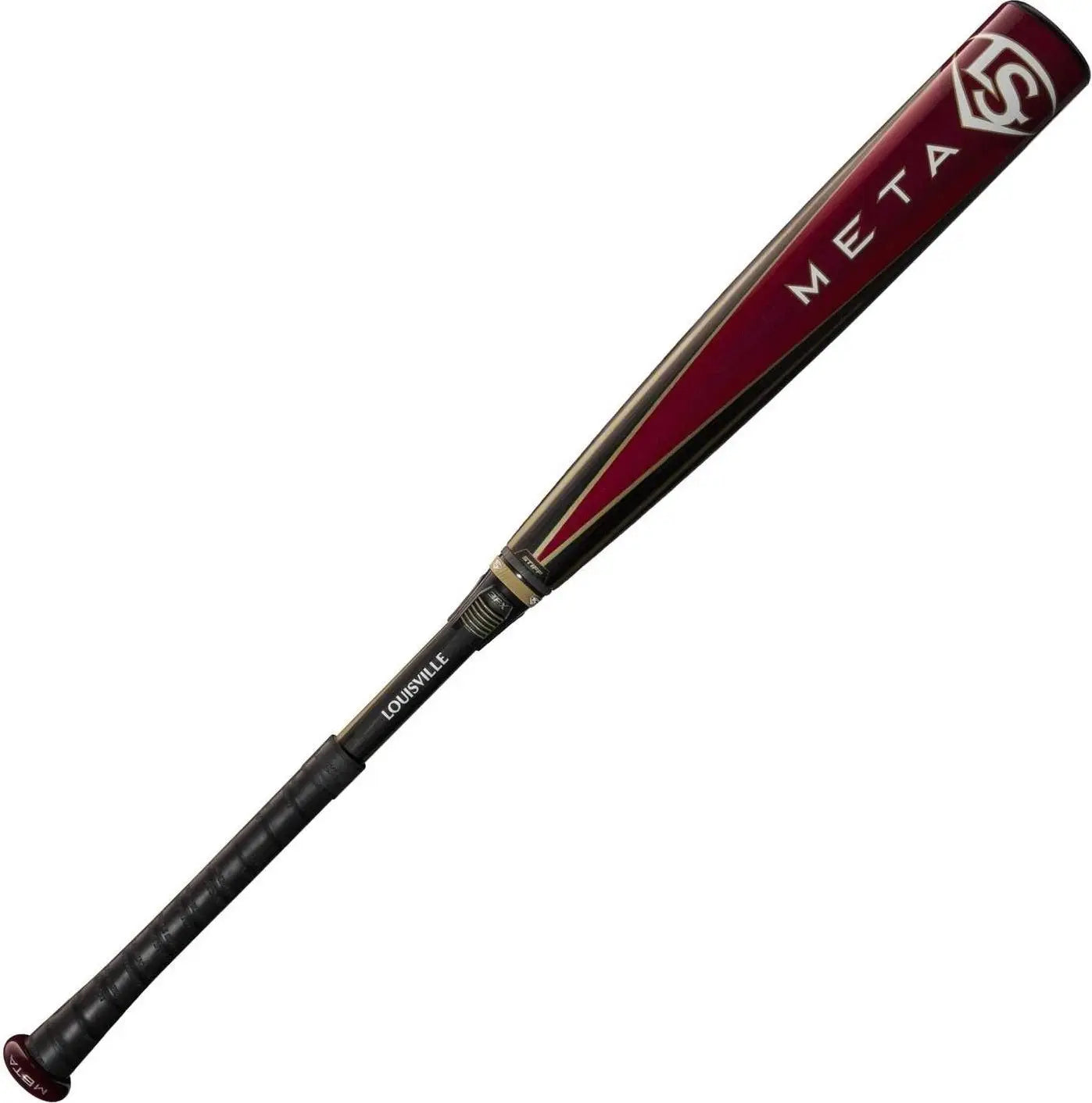 Louisville Slugger 2025 Meta (-3) Bbcor Bat - Black Maroon