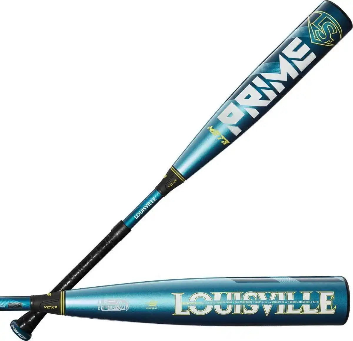 Louisville Slugger 2025 Meta Prime (-5) Usssa Bat Wbl2972010 - Black Blue