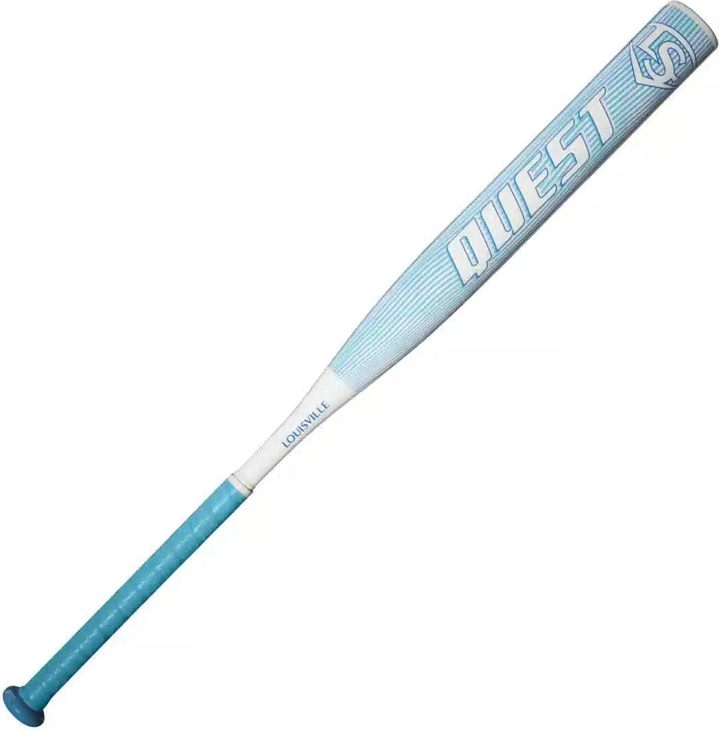 Louisville Slugger 2025 Quest (-12) Fastpitch Softball Bat Wbl2987010 - Black White Green