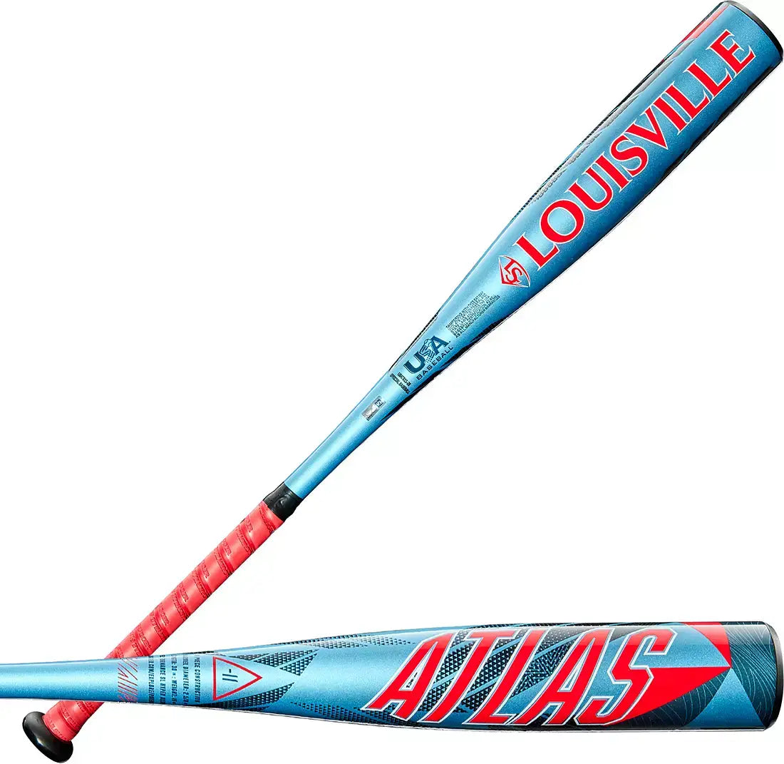 Louisville Slugger 2026 Atlas (-11) 2 5/8’’ Usa Approved Bat Wbl4129010 - Sky Blue Red Black