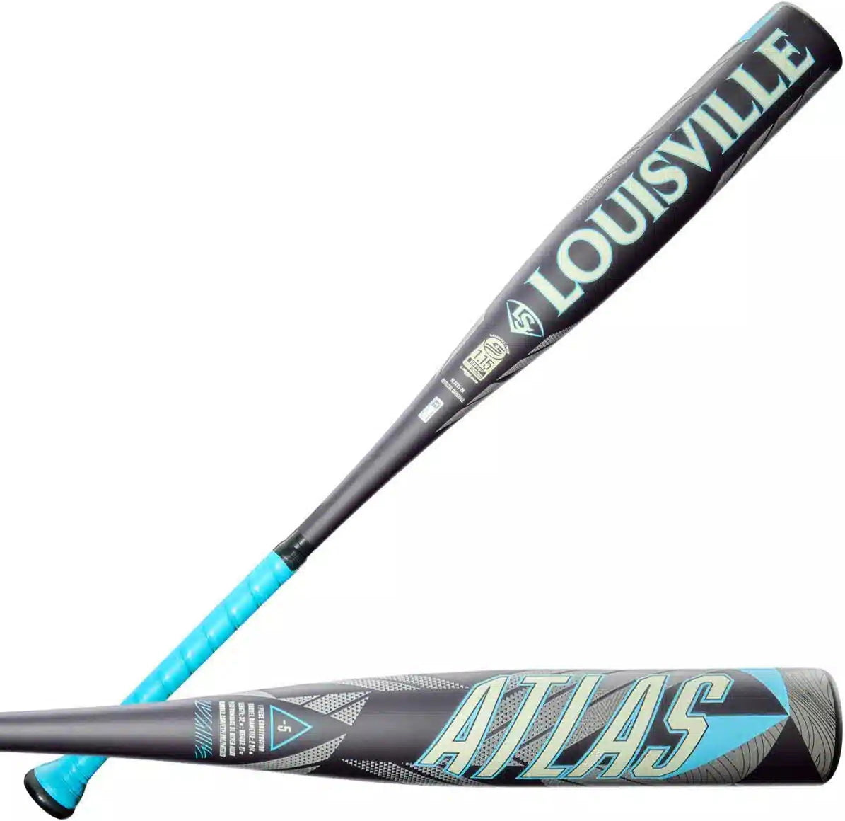 Louisville Slugger 2026 Atlas (-5) 2 3/4’’ Usssa Baseball Bat Wbl4123010 - Blue Gray