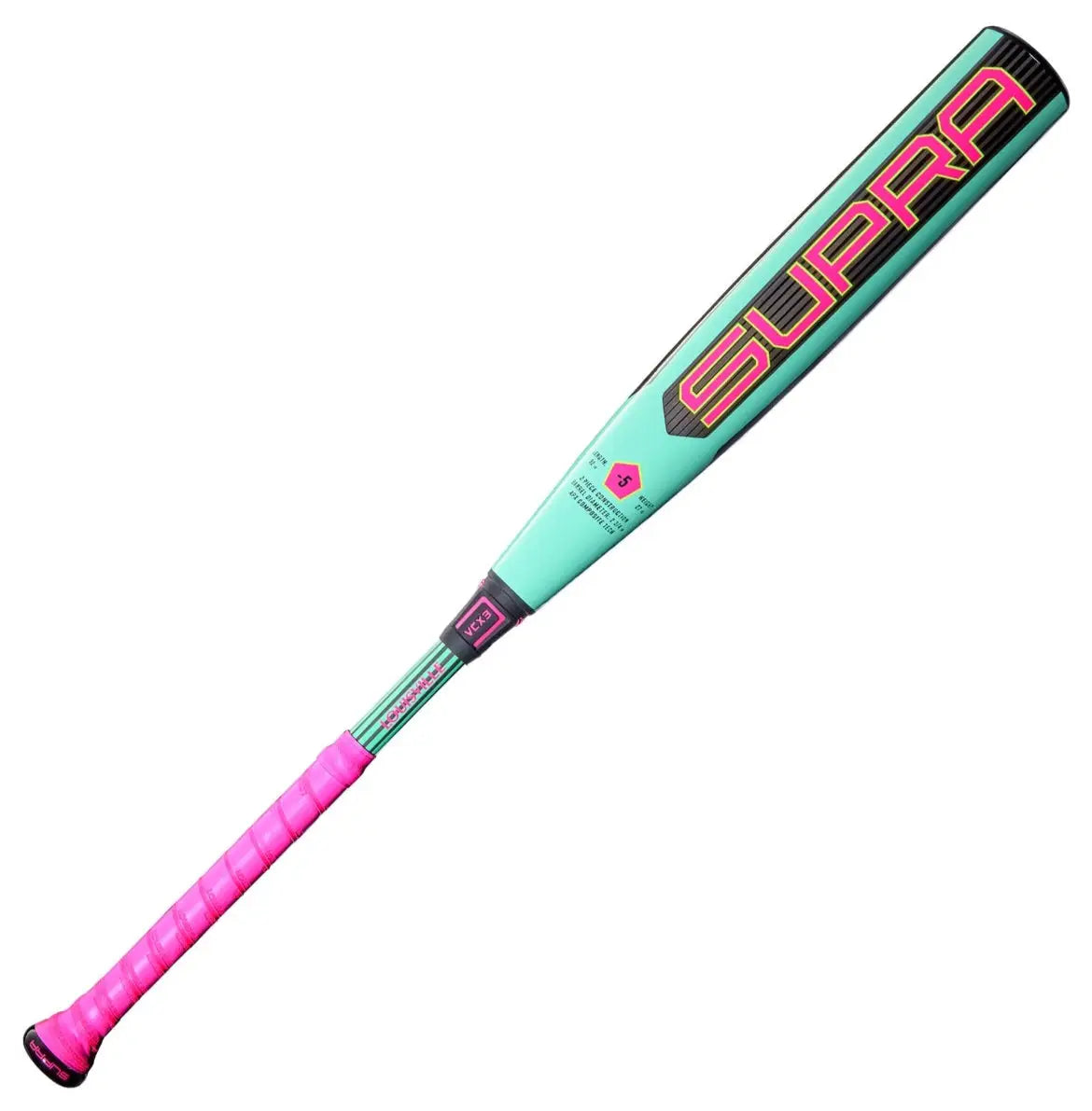 Louisville Slugger 2026 Supra (-5) Usssa 2 3/4’’ Bat Wbl4120010 - Mint Green Pink