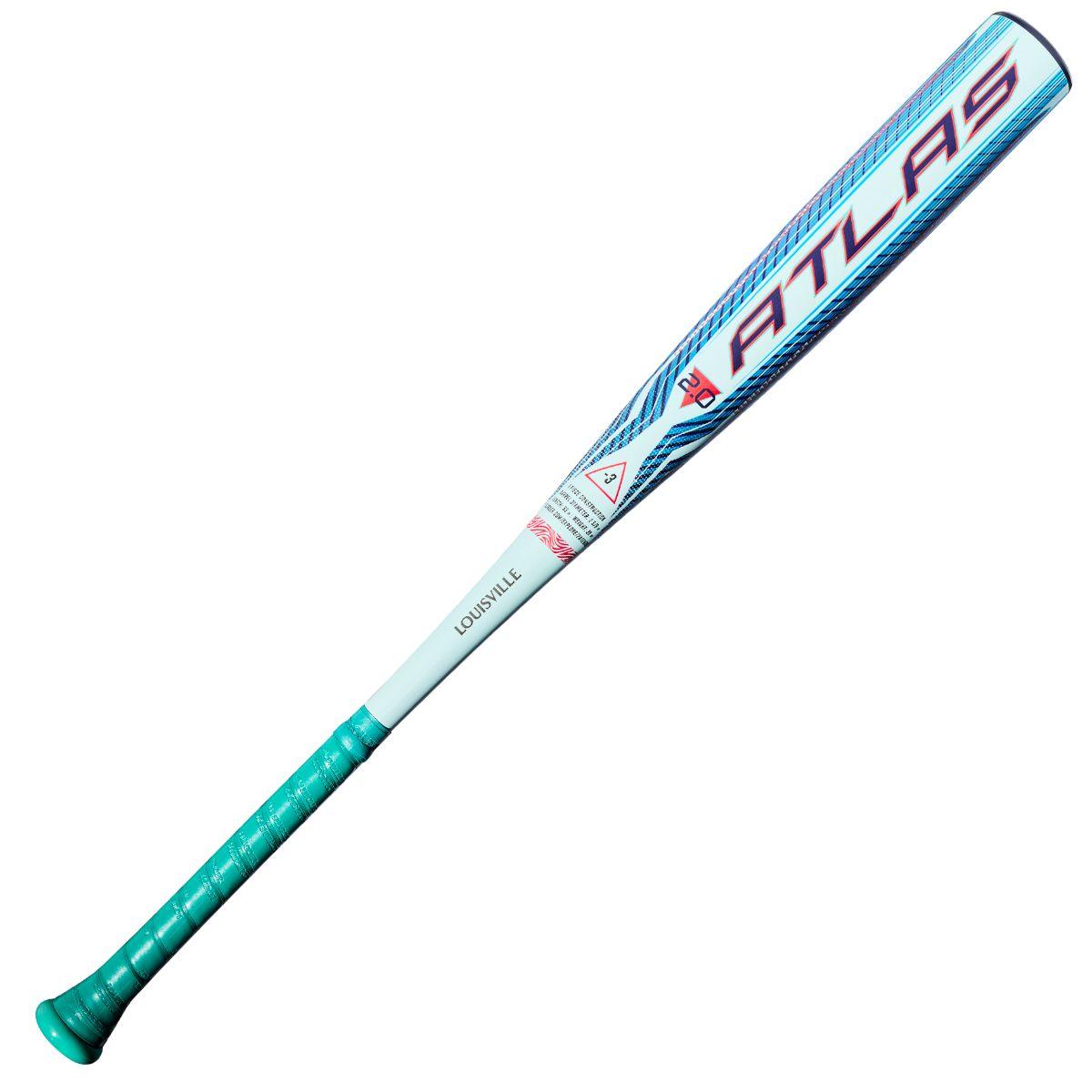 Louisville Slugger 2027 Atlas 2.0 (-3) Bbcor Bat Wbl4248010 - Teal Blue Red