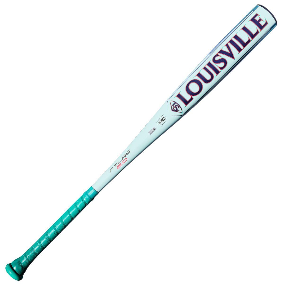 Louisville Slugger 2027 Atlas 2.0 (-3) Bbcor Bat Wbl4248010 - Teal Blue Red