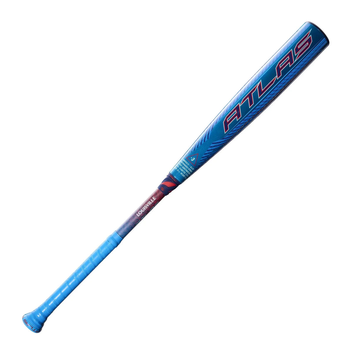 Louisville Slugger 2027 Atlas Hybrid (-3) Bbcor Bat Wbl4246010 - Blue Black