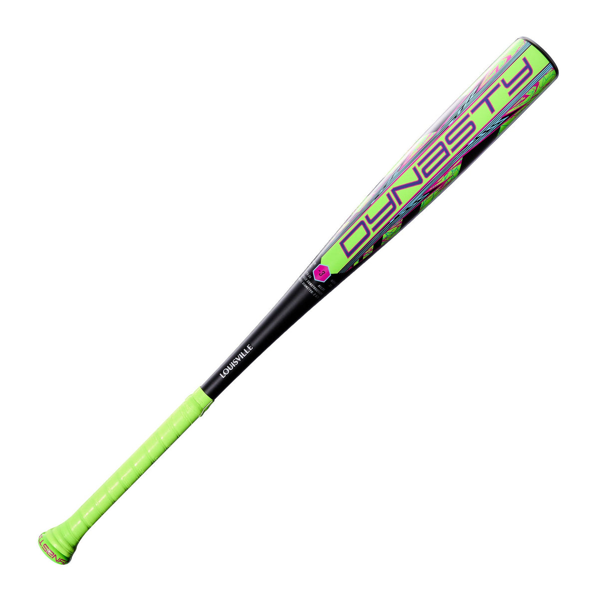 Louisville Slugger 2027 Dynasty (-3) Bbcor Bat Wbl4250010 - Lime Black