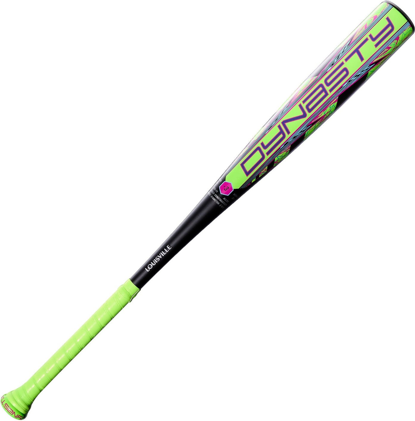 Louisville Slugger 2027 Dynasty (-3) Bbcor Bat Wbl4250010 - Lime Black