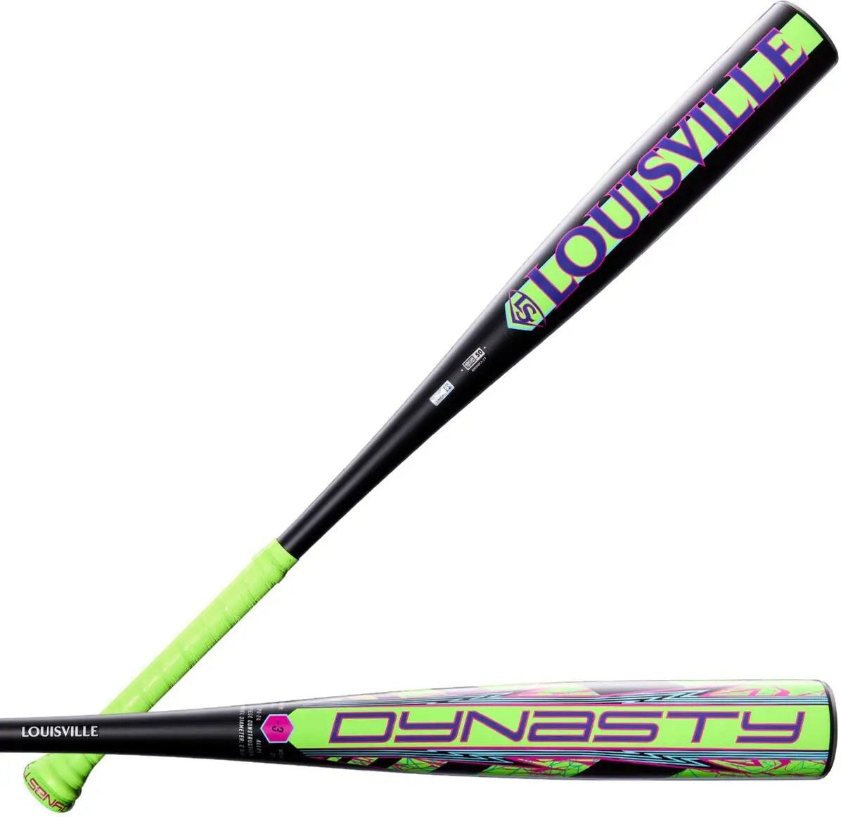 Louisville Slugger 2027 Dynasty (-3) Bbcor Bat Wbl4250010 - Lime Black