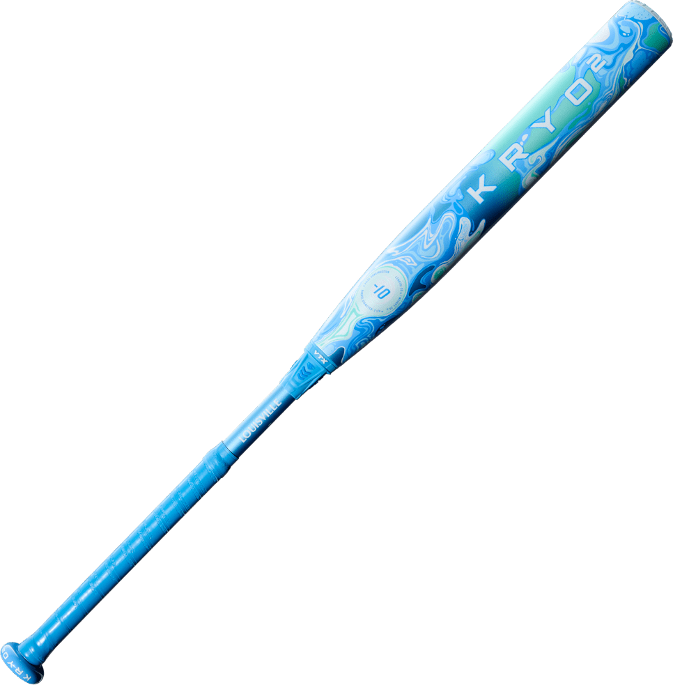 Louisville Slugger 2027 Kryo2 (-10) Fastpitch Bat Wbl4269010 - Columbia Blue