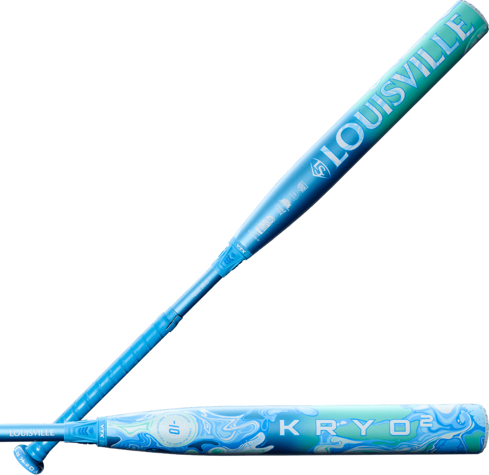 Louisville Slugger 2027 Kryo2 (-10) Fastpitch Bat Wbl4269010 - Columbia Blue
